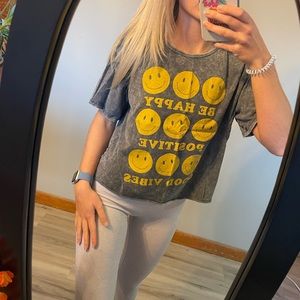 Smiley Face T-Shirt- Small